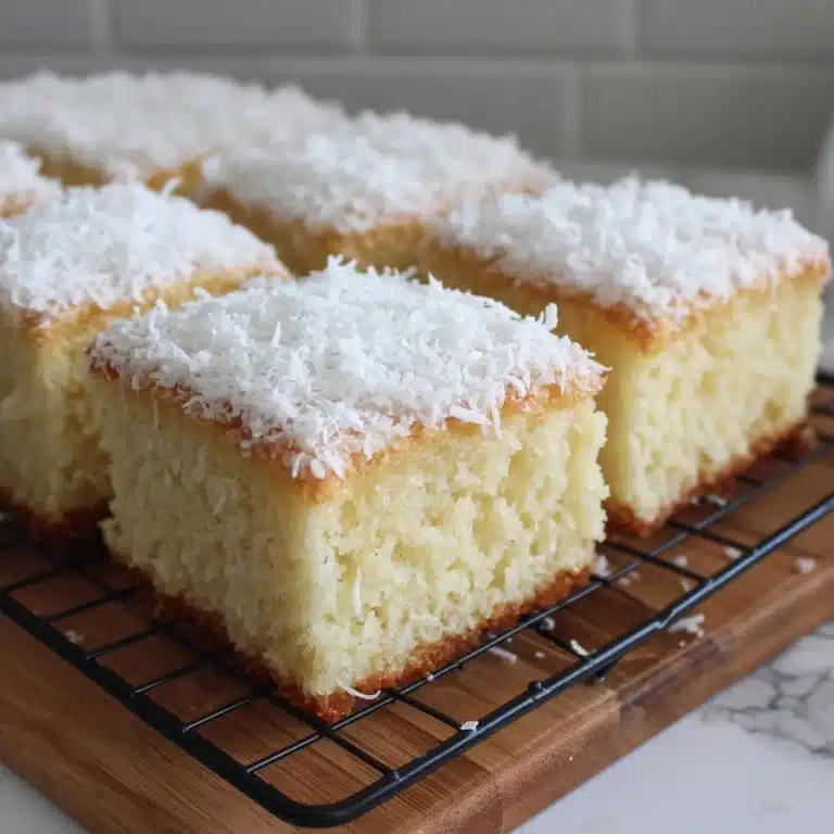 Tropical Coconut Mochi Cake Recipe
