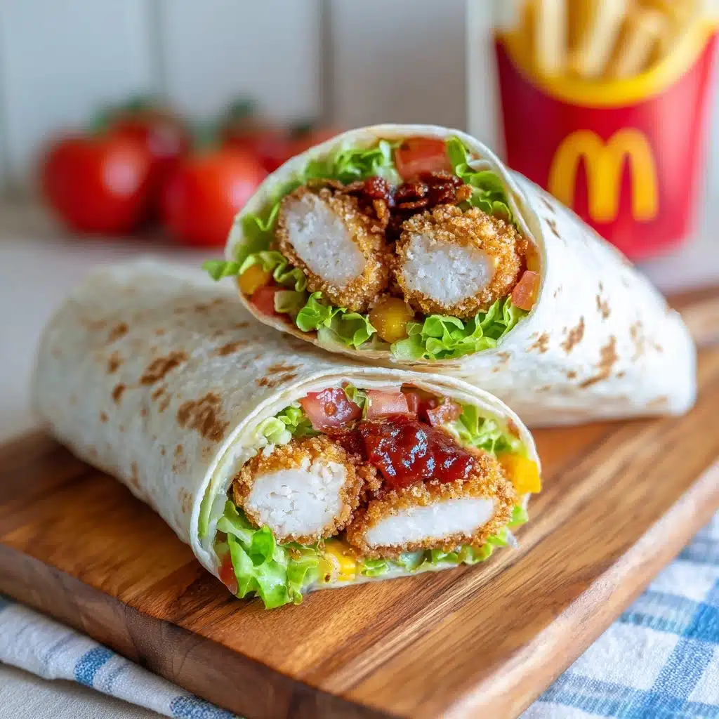 Crispy Chicken Snack Wrap (McDonald's Copycat) Recipe - Recipe Image