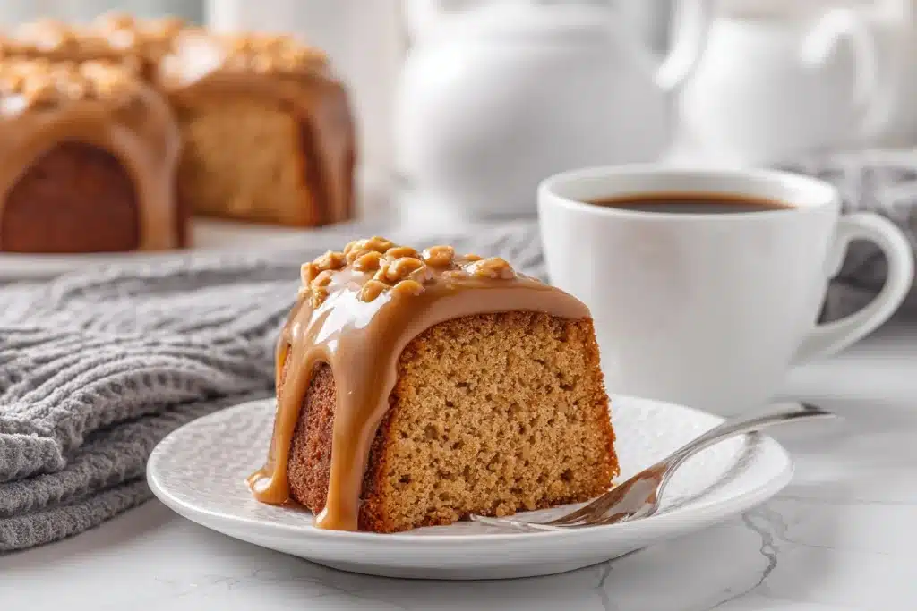 Toffee Almond Cake Recipe
