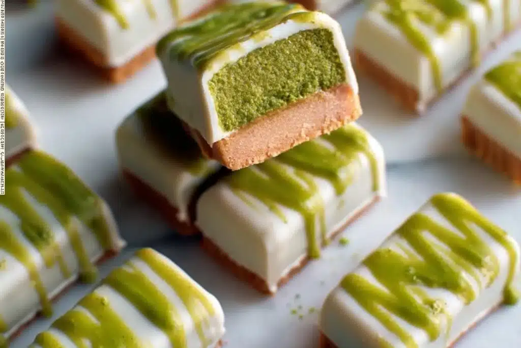 Vegan Matcha Twix Bars Recipe