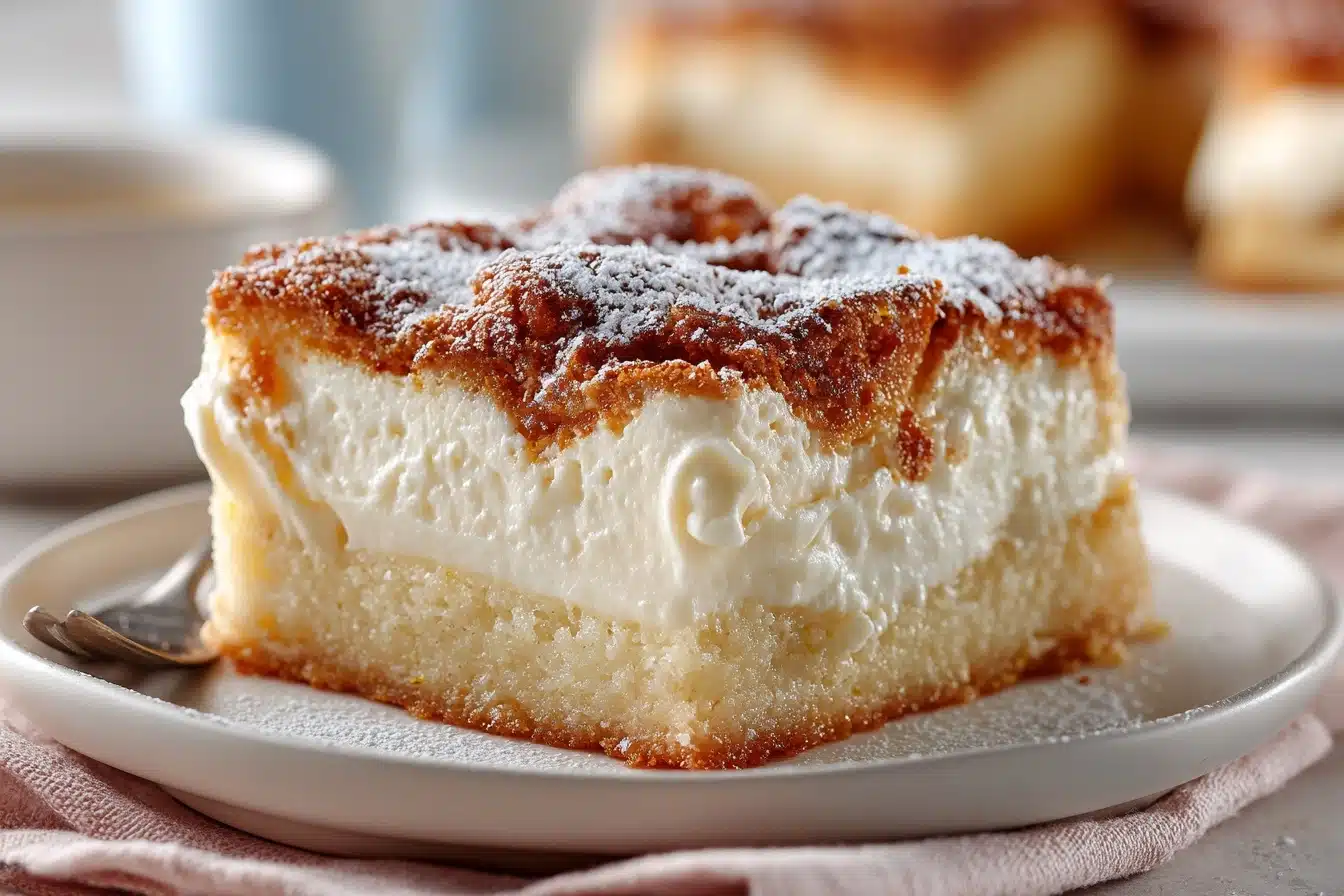 Buttery Pistachio Gooey Butter Cake Recipe - Recipe Image