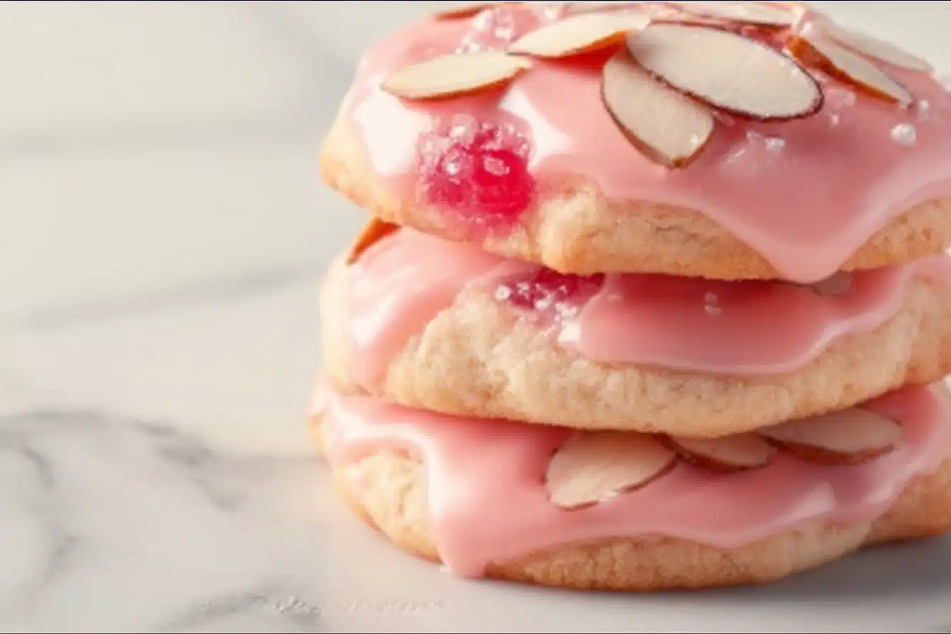 Cherry Almond Amish Sugar Cookies Recipe - Recipe Image