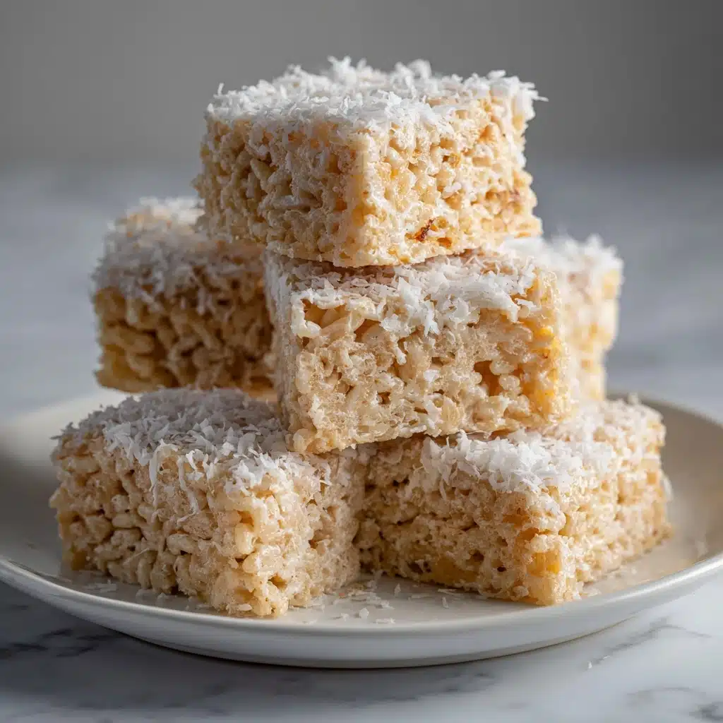Coconut Lover’s Rice Krispy Treats Recipe - Recipe Image