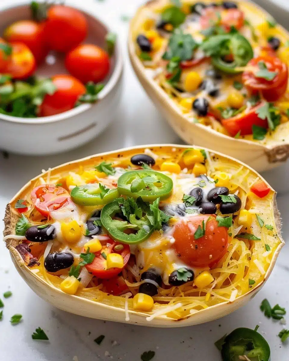 Spaghetti Squash Burrito Bowls for Two Recipe - Recipe Image