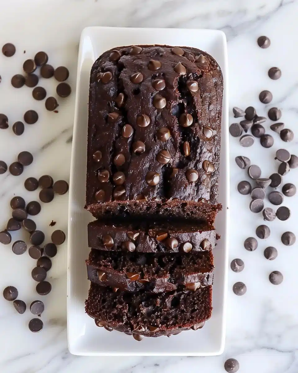 Double Chocolate Zucchini Bread Recipe - Recipe Image
