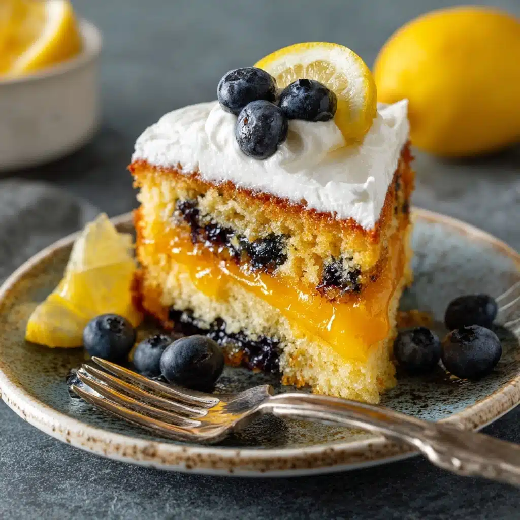 Blueberry Lemon Curd Cake Recipe - Recipe Image