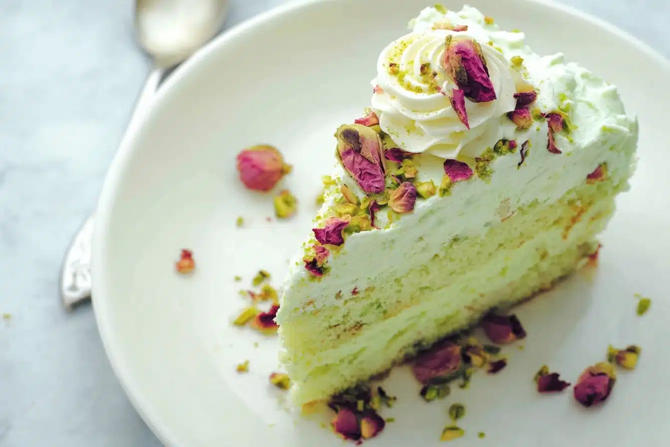 Pistachio Milk Cake Recipe - Recipe Image
