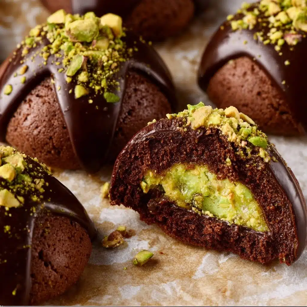 Dubai Chocolate Pistachio Cookies Recipe - Recipe Image