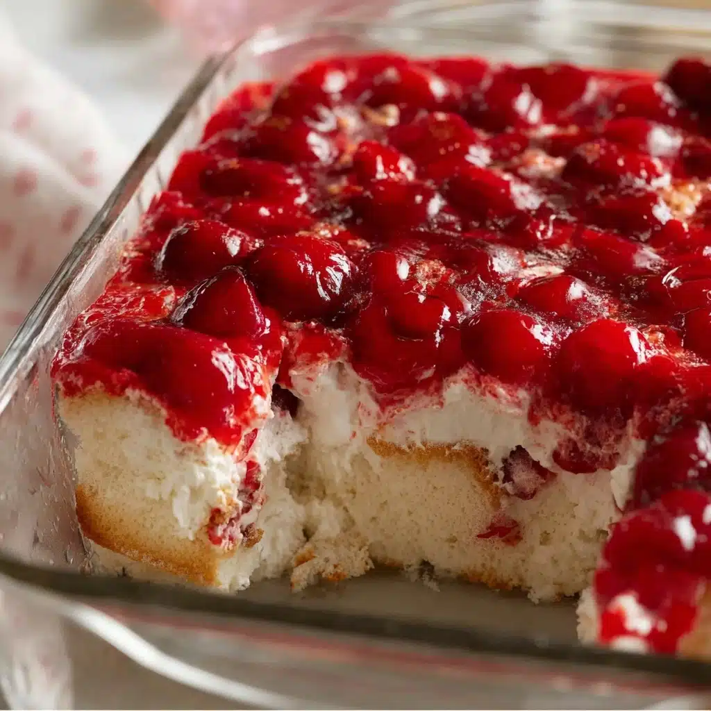 Cherries in the Snow (Angel Food Cake Delight) Recipe - Recipe Image