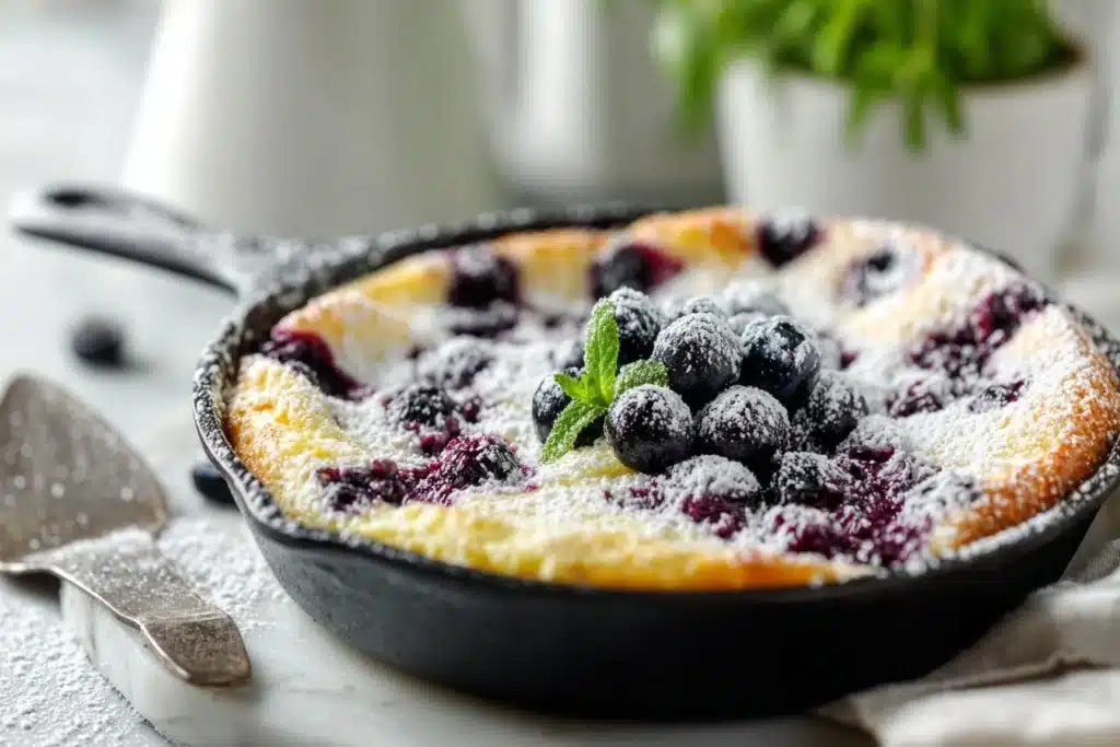 Saskatoon Berry Clafoutis Recipe
