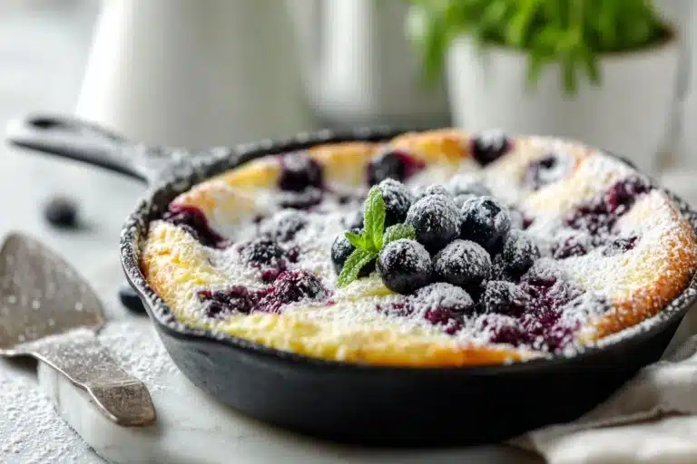 Saskatoon Berry Clafoutis Recipe