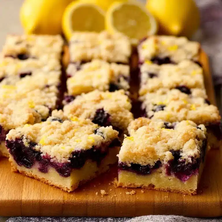 Blueberry Lemon Pie Bars Recipe