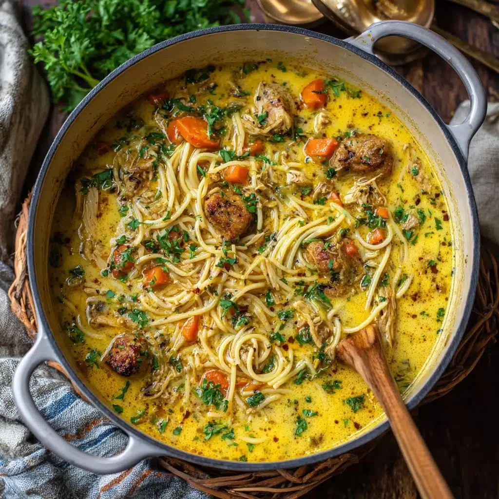 Crack Chicken Noodle Soup Recipe - Recipe Image