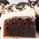 Oreo Pound Cake with Vanilla Cream Icing Recipe