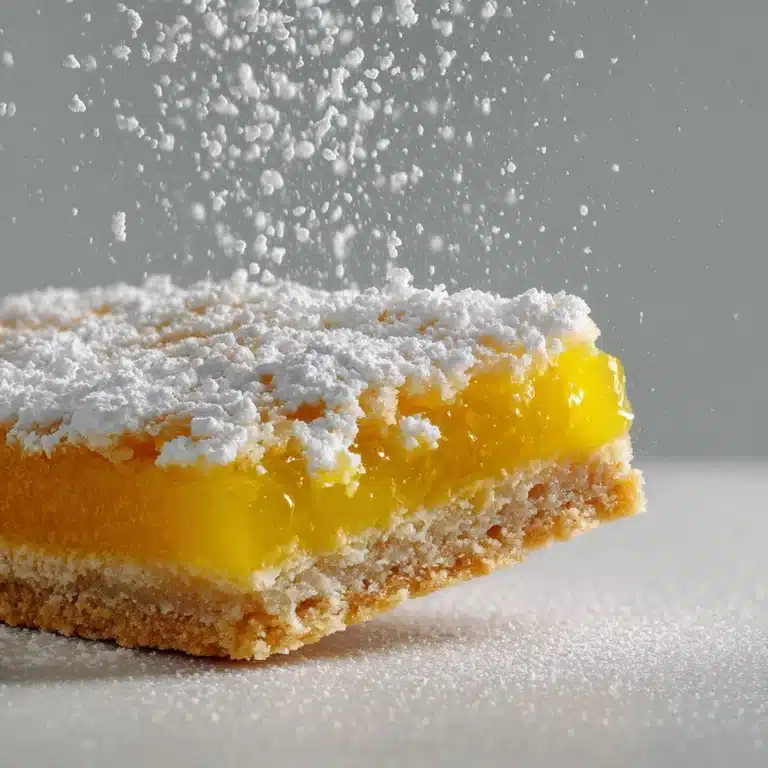 Lemon Bars with Buttery Shortbread Crust Recipe