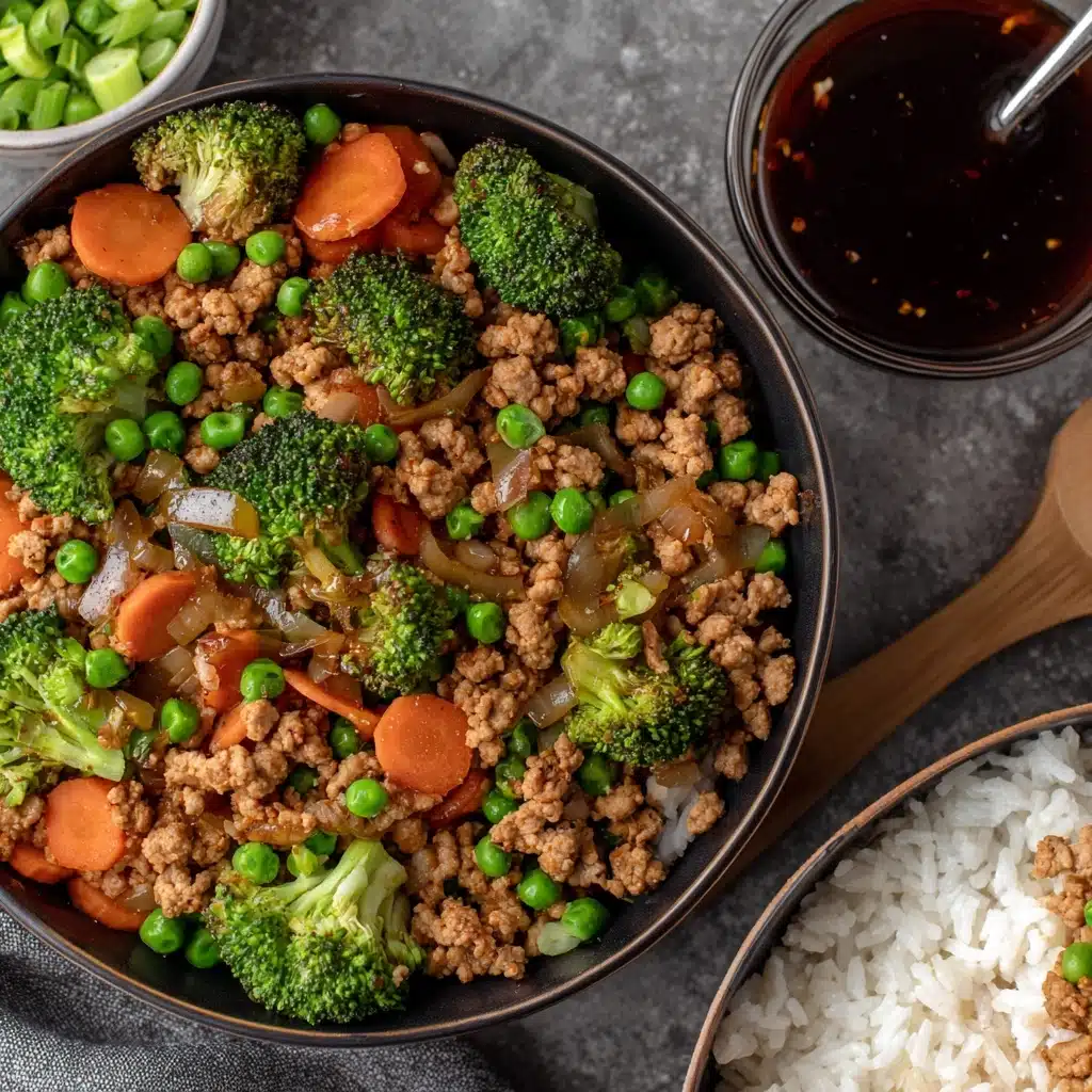 Teriyaki Ground Turkey with Rice Recipe - Recipe Image