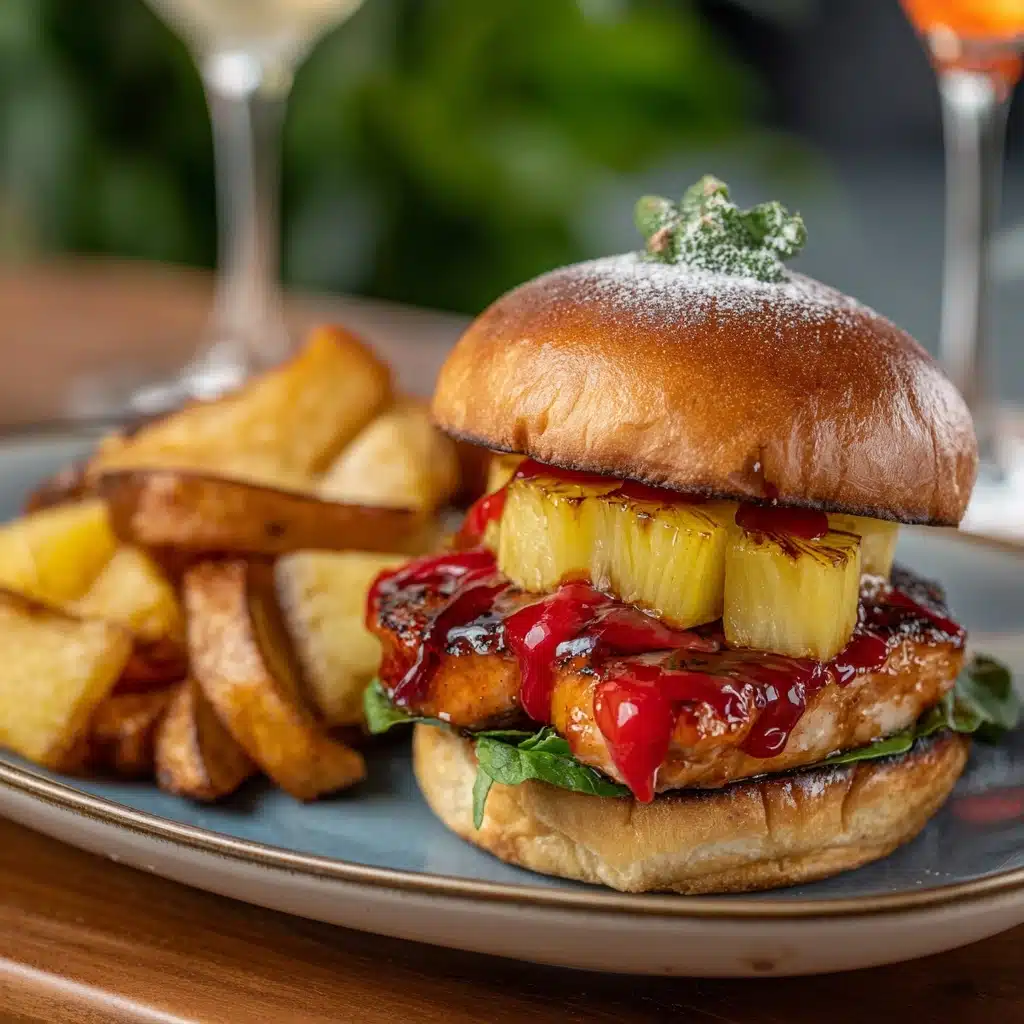 Hawaiian Teriyaki Chicken Sandwich Recipe - Recipe Image