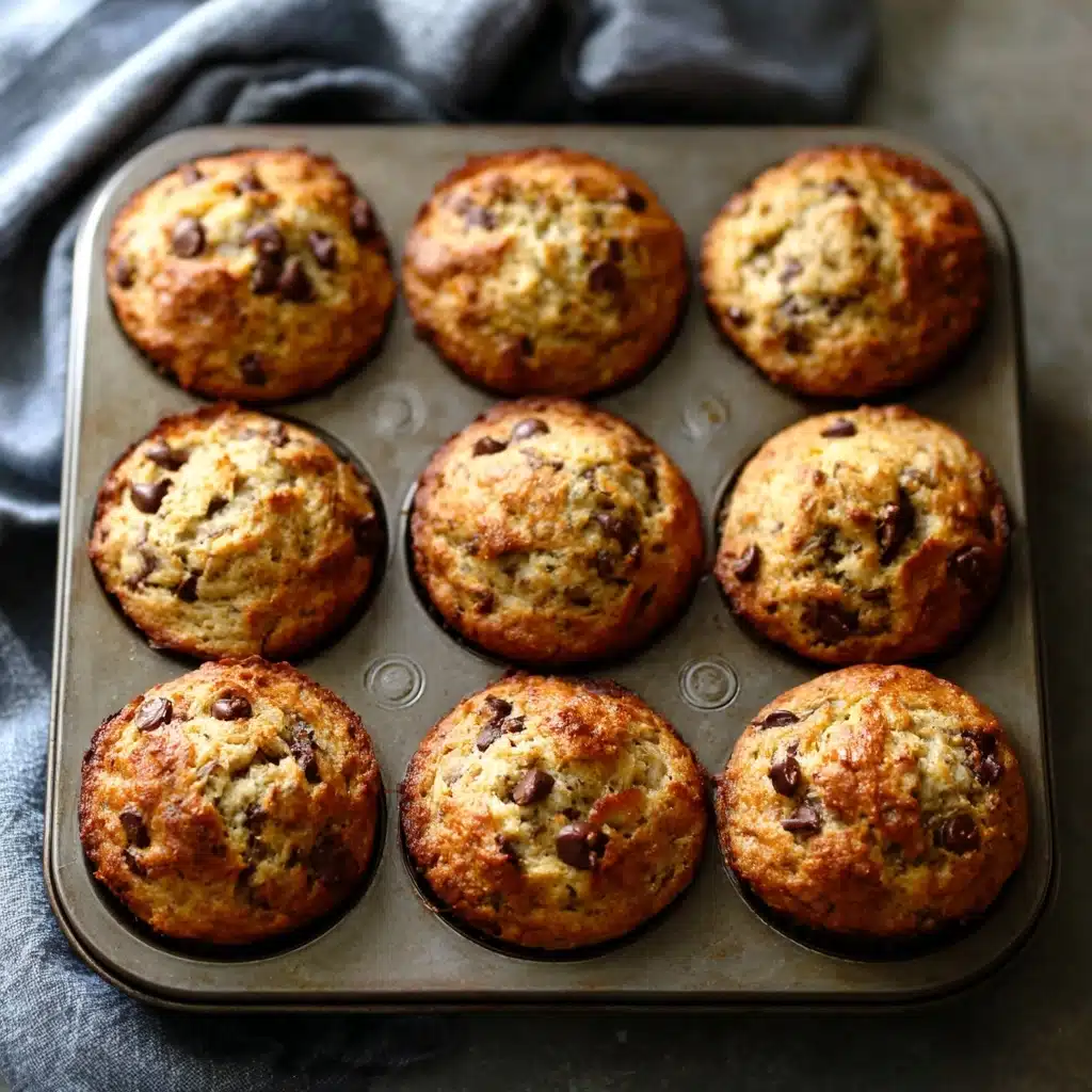 Skinny Banana Chocolate Chip Muffins Recipe - Recipe Image