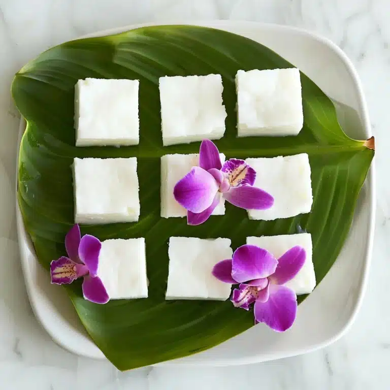 Classic Hawaiian Haupia (Coconut Pudding Squares) Recipe