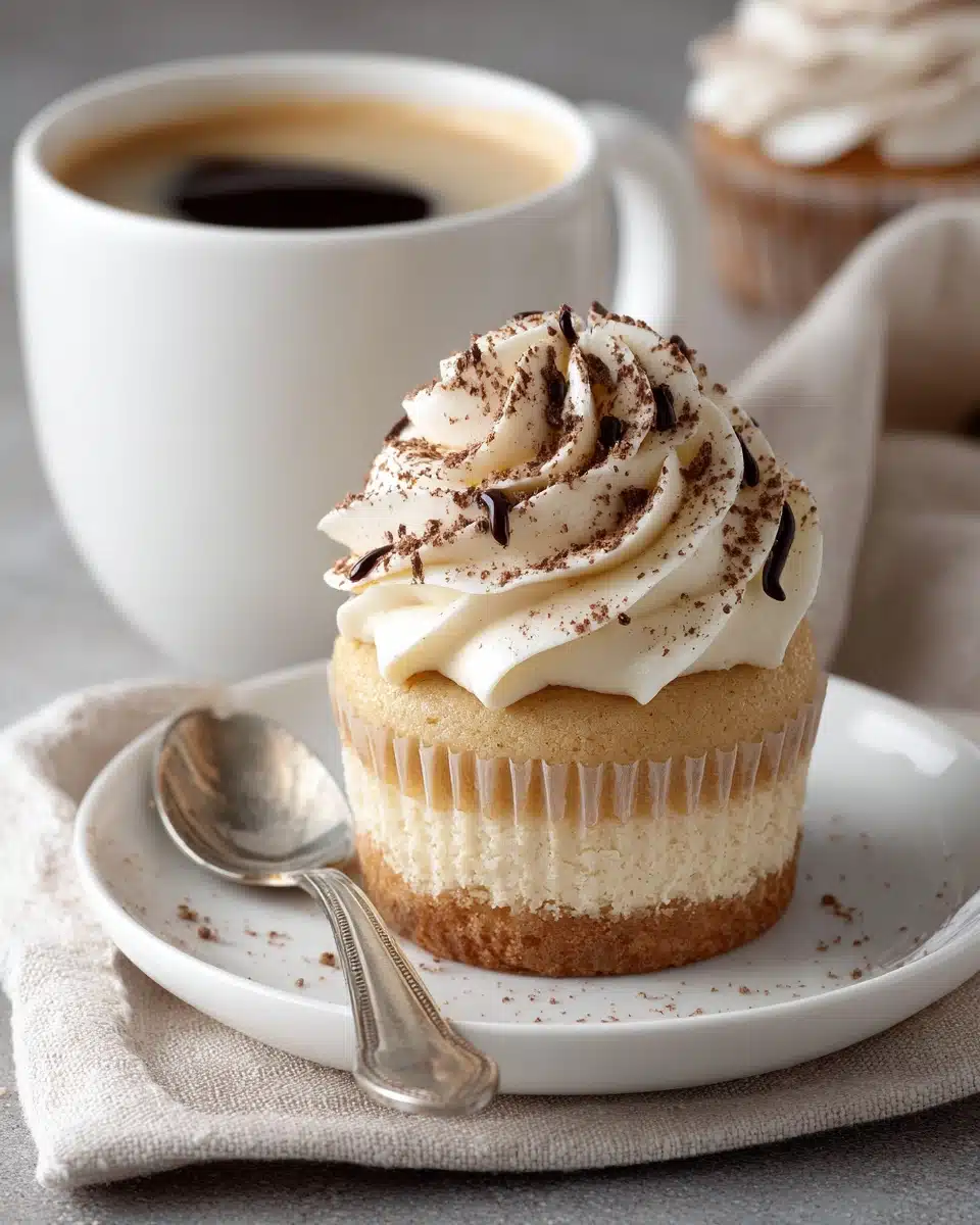 Vanilla Tiramisu Cupcakes Recipe - Recipe Image