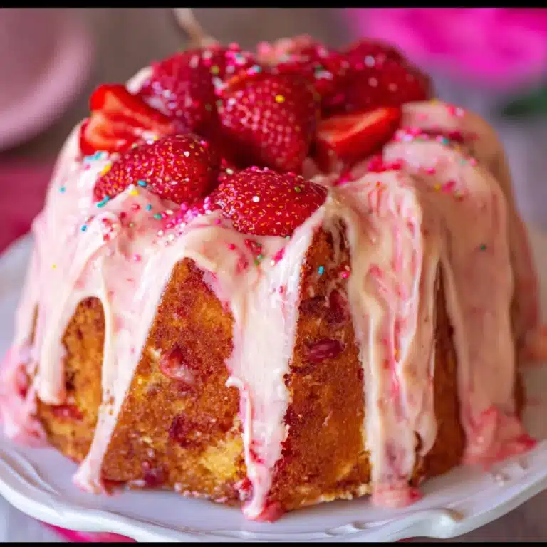 Strawberry Bundt Cake Recipe
