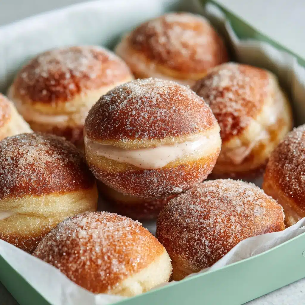 Cardamom Rhubarb Donuts Recipe - Recipe Image