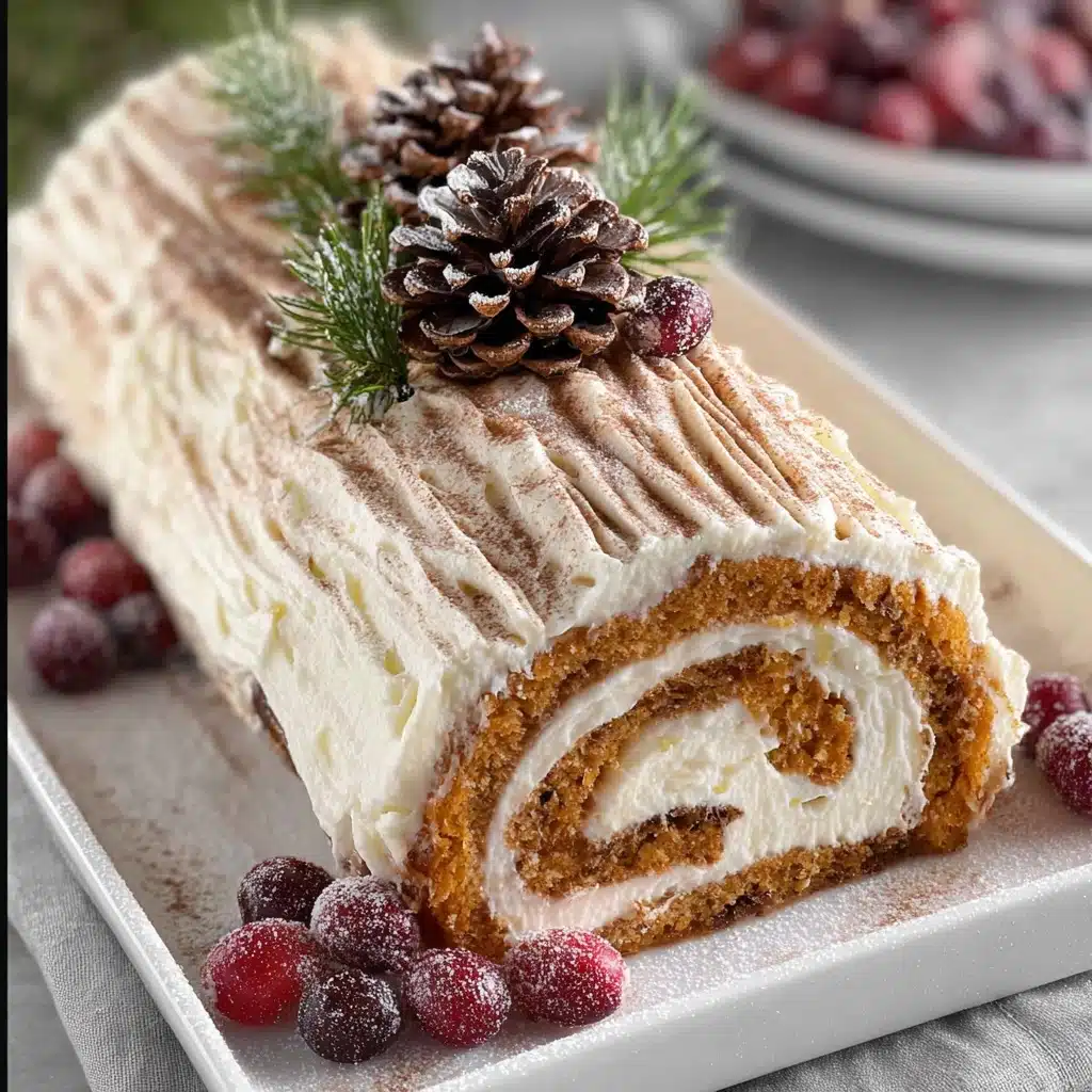 Gingerbread Yule Log Recipe