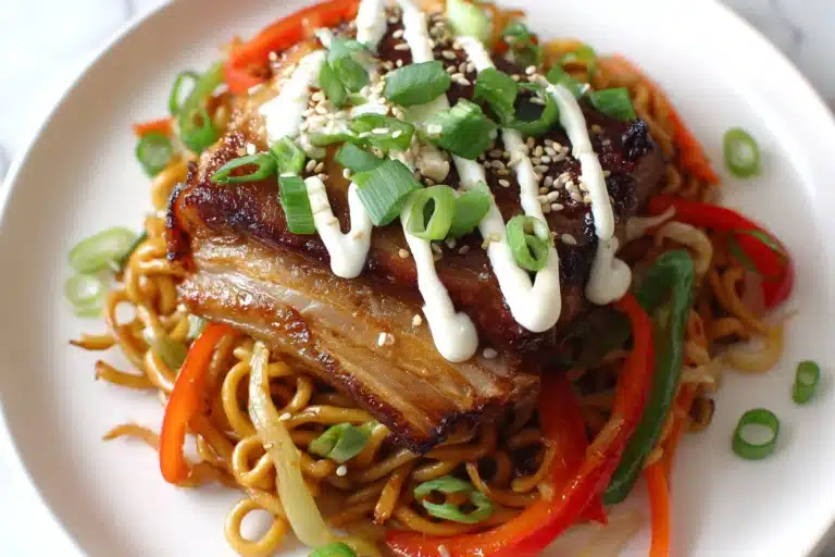 Pork Belly Yakisoba Recipe