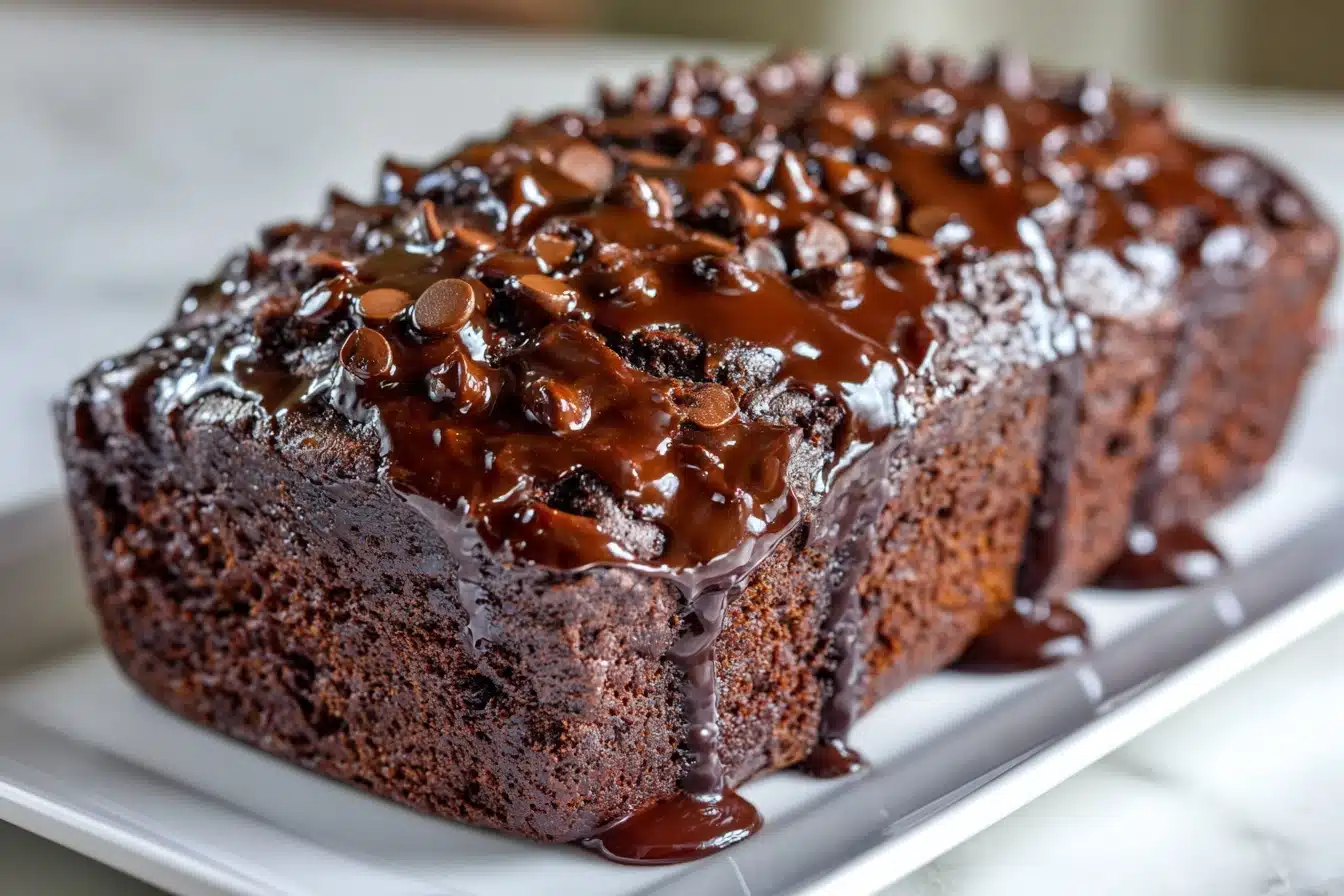 🍫 Quick & Easy Chocolate Banana Bread Recipe - Recipe Image