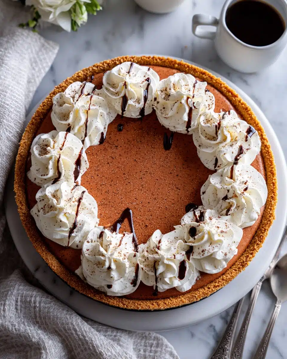 Baileys Irish Cream Cheesecake with Chocolate Cookie Crust Recipe - Recipe Image