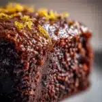 Fudgy Orange Brownies with Citrus Glaze Recipe