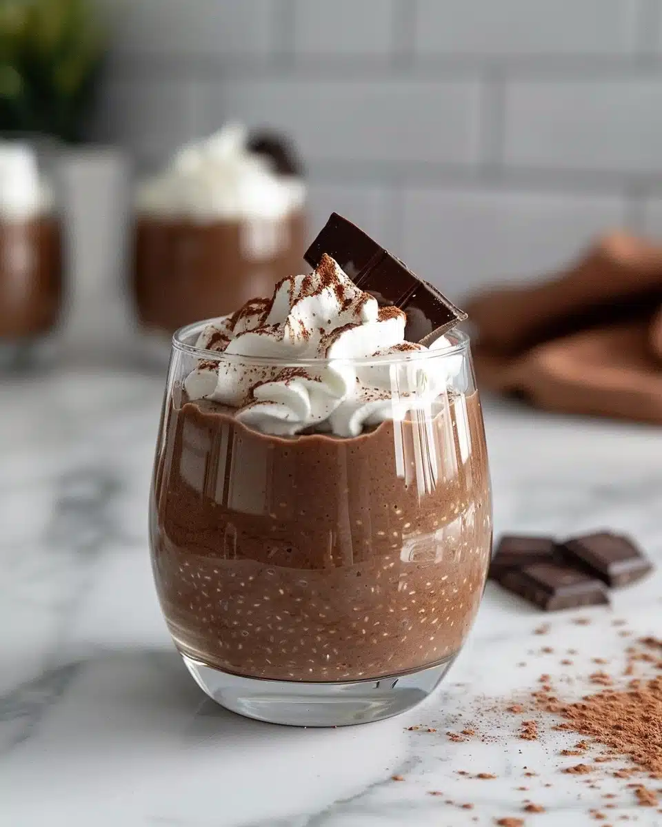 High Protein Chocolate Chia Pudding Recipe - Recipe Image
