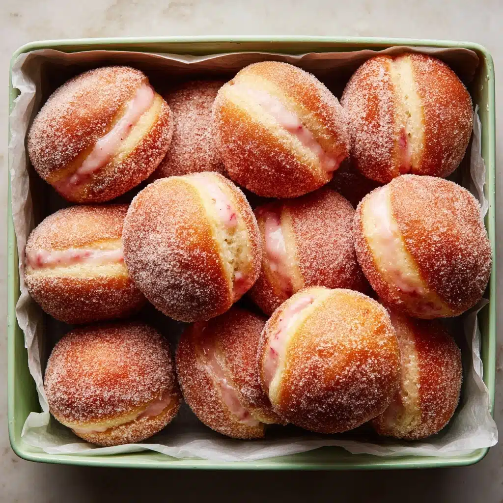 Cardamom Rhubarb Donuts Recipe