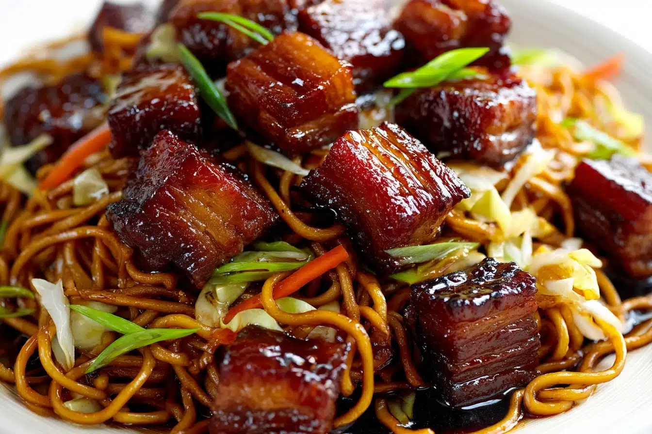 Pork Belly Yakisoba Recipe - Recipe Image