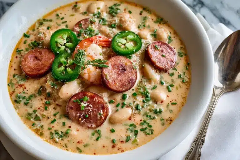 Cajun White Chicken Chili Recipe