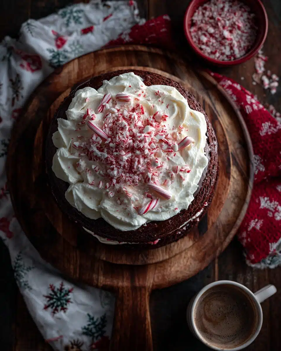 Peppermint Mocha Cake Recipe - Recipe Image