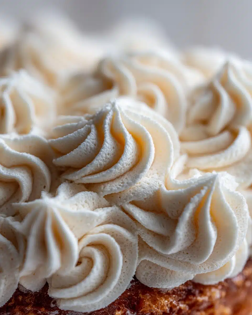 Elegant Crème Légère Tart with Vanilla Whipped Peaks Recipe - Recipe Image