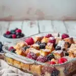 Healthy Overnight Berry Breakfast Casserole Recipe