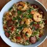 Easy Shrimp and Sausage Dirty Rice Recipe