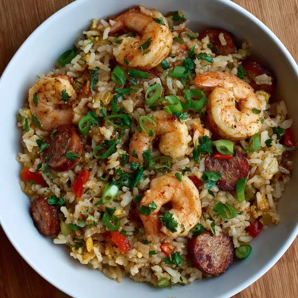 Easy Shrimp and Sausage Dirty Rice Recipe