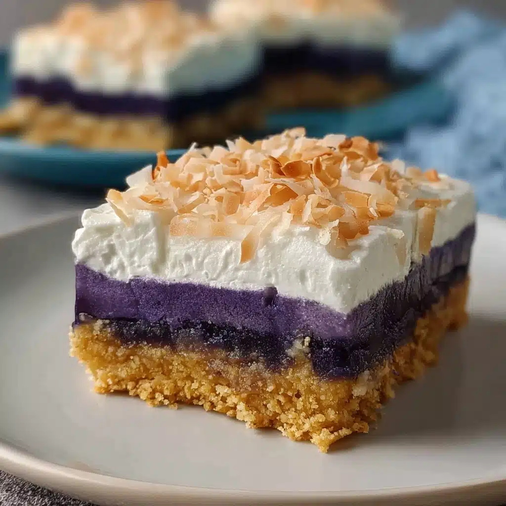 Ube Crunch Cake Recipe - Recipe Image