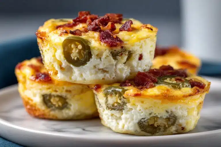 Jalapeño Popper Egg Muffins 🌶️🧀🥓 Recipe