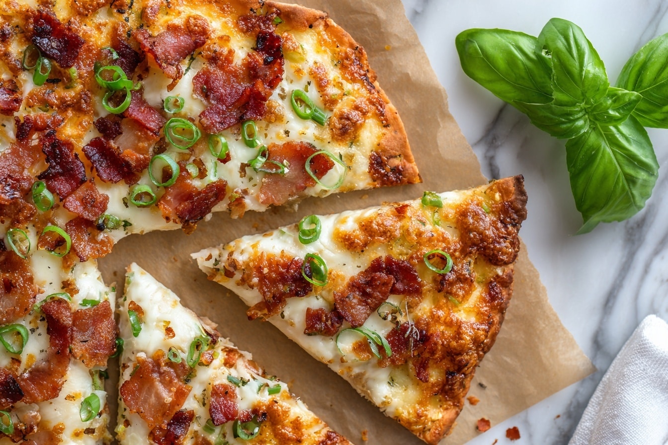 Guilt-Free Low-Carb Flammkuchen (Keto-Friendly & Flourless) Recipe - Recipe Image