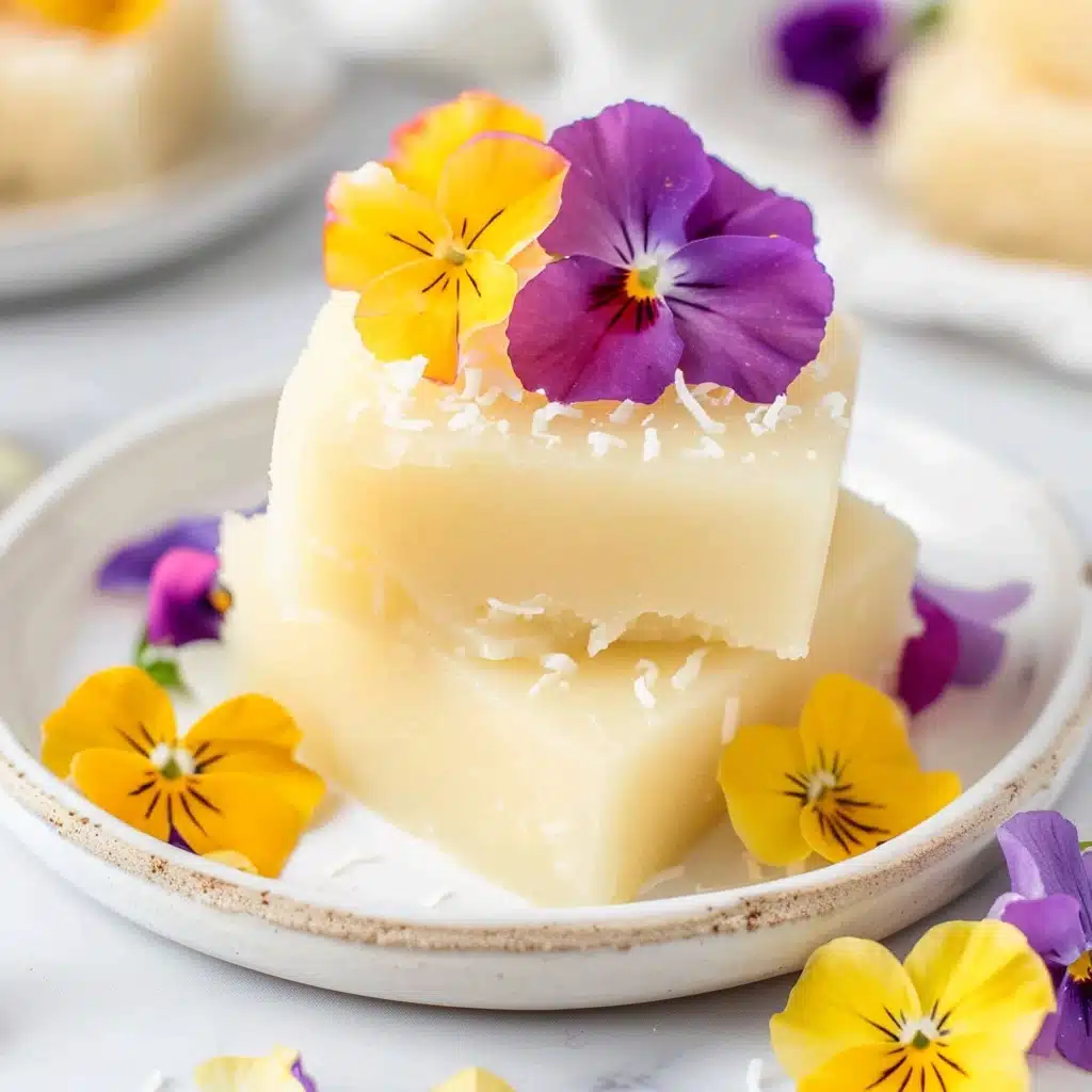 Classic Hawaiian Haupia (Coconut Pudding Squares) Recipe - Recipe Image