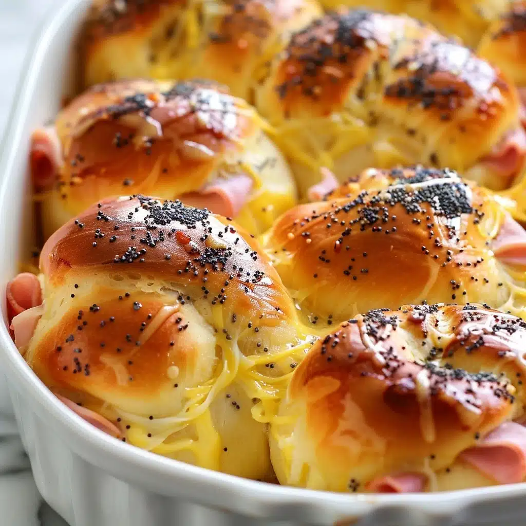 Baked Hawaiian Ham and Cheese Sliders Recipe - Recipe Image