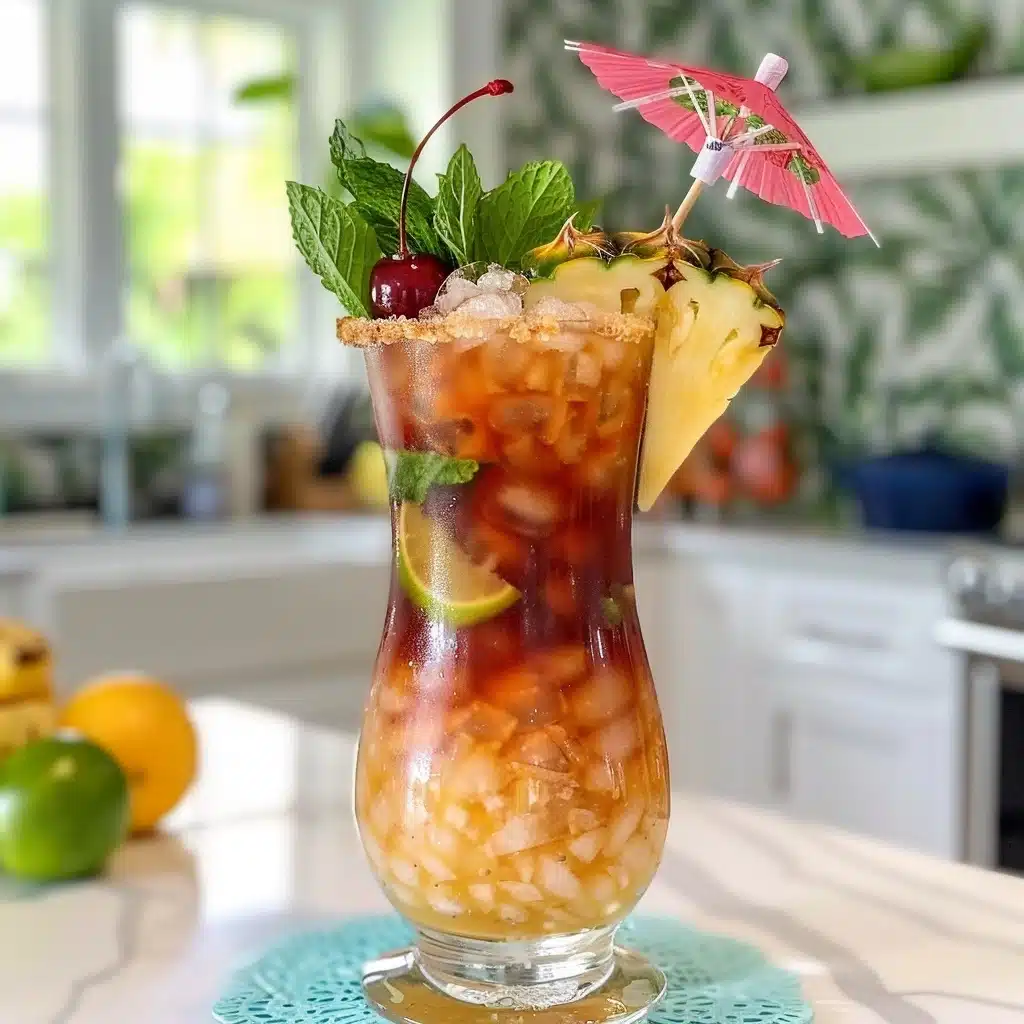 Hawaiian Wedding Mai Tai Cocktails Recipe - Recipe Image