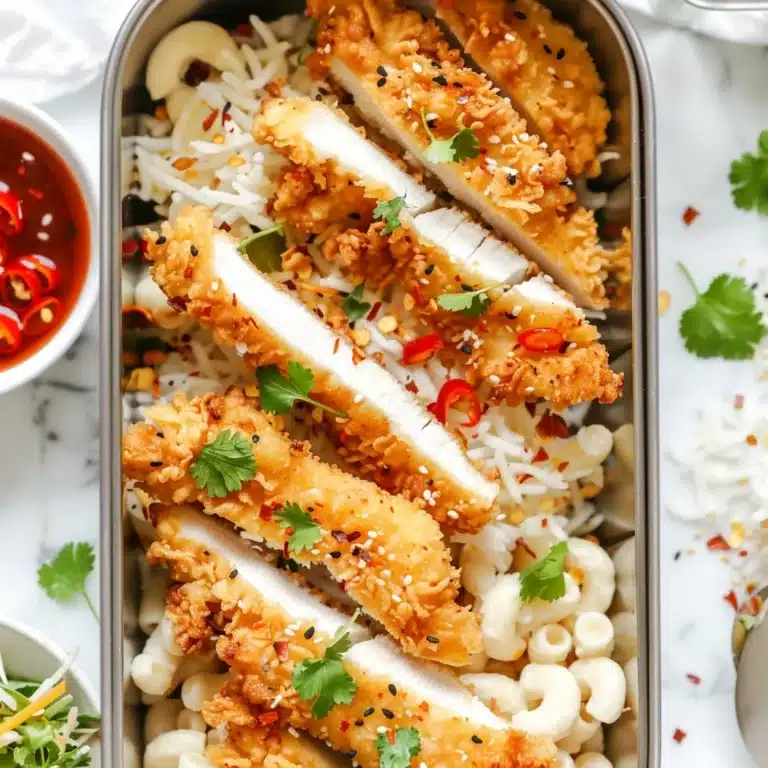 Crispy Furikake Fried Chicken with Sriracha Recipe