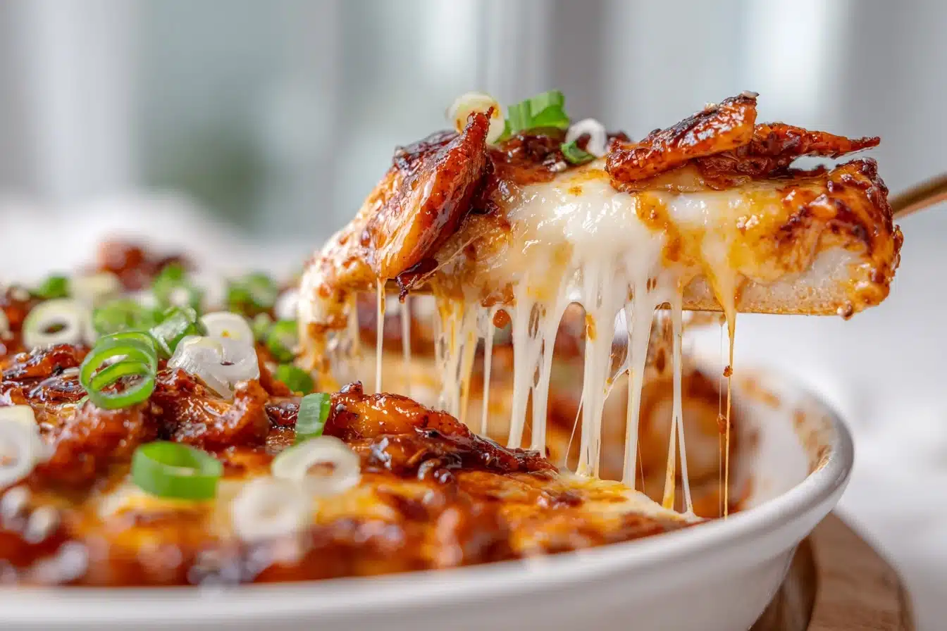 Buldak (Korean Fire Chicken with Cheese) Recipe