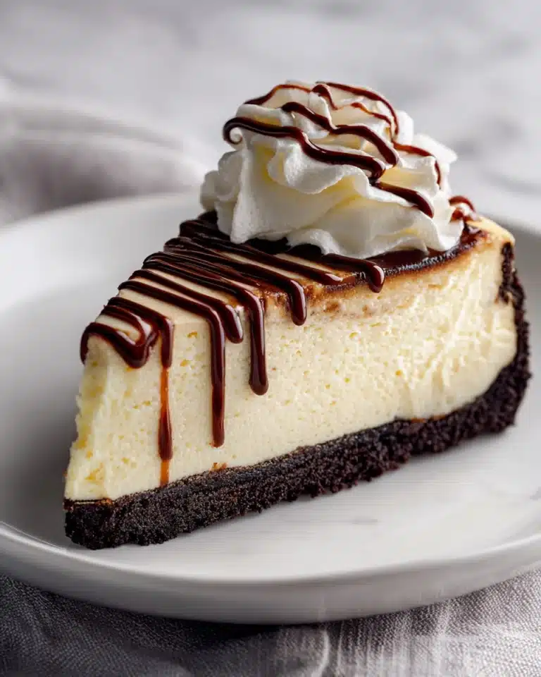 Baileys Irish Cream Cheesecake with Chocolate Cookie Crust Recipe