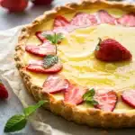 Strawberry Honey Custard Tarts with Lemon Curd Recipe